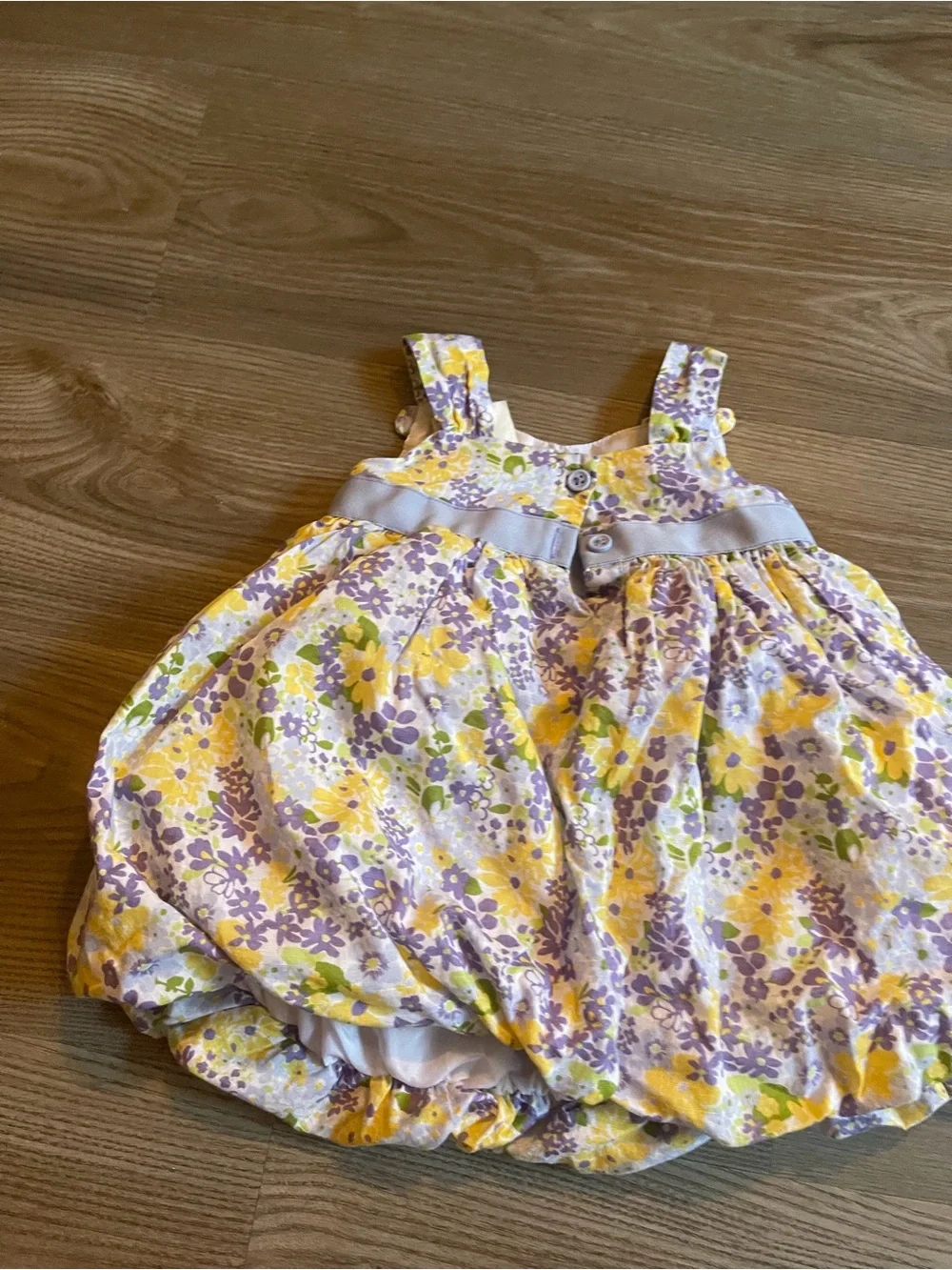 Crazy 8 Floral Bubble Dress 6-12M | Vintage Cottagecore Sundress Boho Chic